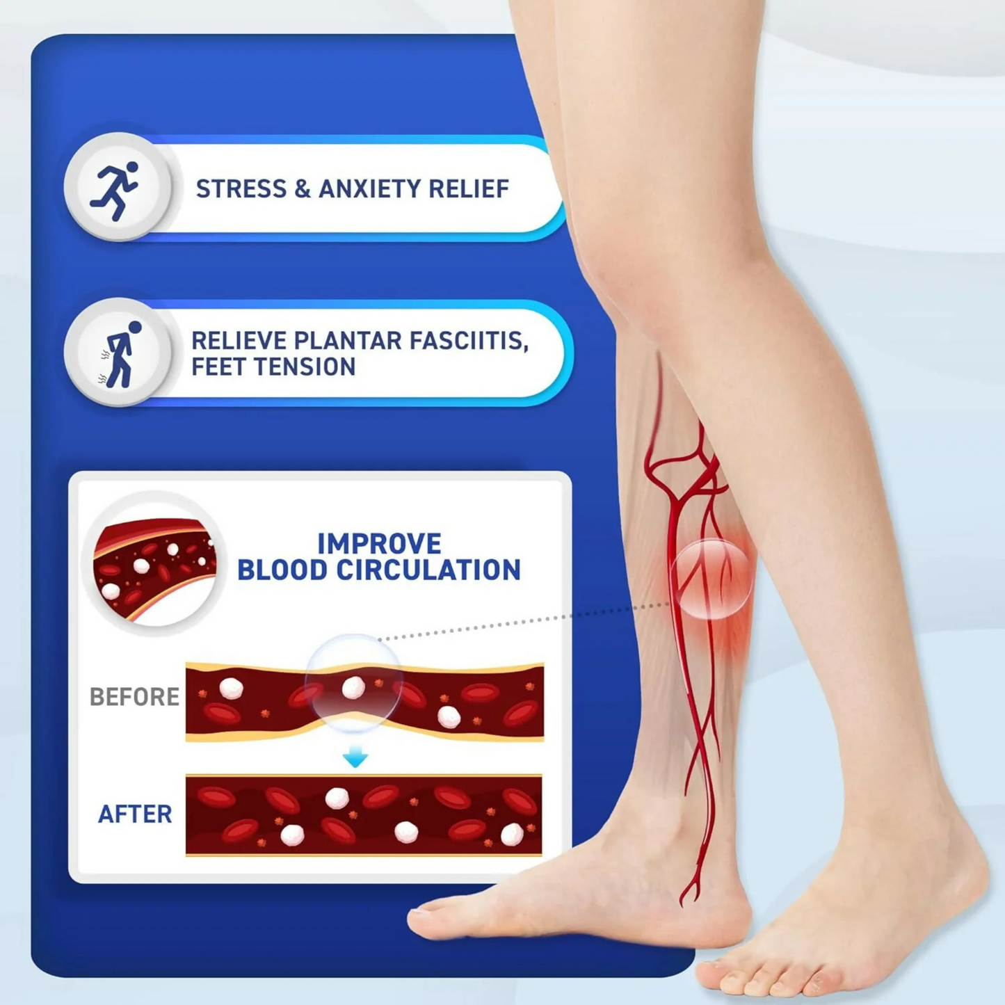 Lido ReflexStep Acupressure Massage Slippers